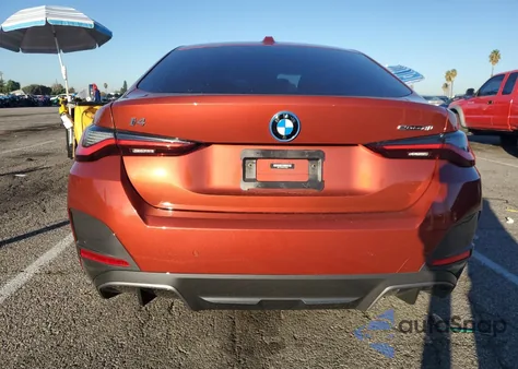 2023 BMW I4 Edrive 40 из США, поврежденный, VIN WBY73AW0XPFN76994